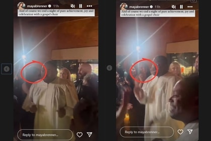 November 14, 2024: Meghan Markle enjoying a choir performance at the Highbrow Hippie launch party at the Gjelina restaurant in Venice, California. (Instagram) November 14, 2024: Meghan Markle enjoying a choir performance at the Highbrow Hippie launch party at the Gjelina restaurant in Venice, California. (Instagram)