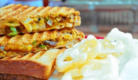 Grilled rajma masala sandwich (Photo: Archana's Kitchen) Grilled rajma masala sandwich (Photo: Archana's Kitchen)