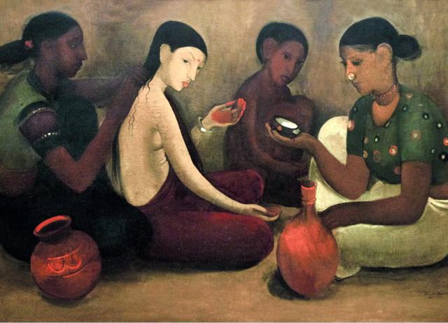 Much of what Sher-Gil painted dealt with the India she saw and knew. Much of what Sher-Gil painted dealt with the India she saw and knew.