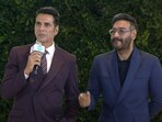 Akshay Kumar and Ajay Devgn at Hindustan Times Leadership Summit 2024 Akshay Kumar and Ajay Devgn at Hindustan Times Leadership Summit 2024