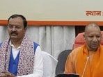 A file photo of UP chief minister Yogi Adityanath with his deputy Keshav Prasad Maurya.