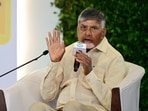 Andhra Pradesh chief minister N Chandrababu Naidu at the HT Leadership Summit in New Delhi. Andhra Pradesh chief minister N Chandrababu Naidu at the HT Leadership Summit in New Delhi.