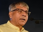 Prakash Ambedkar's VBA is contesting 199 seats.. (HT FILE)
