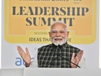 Prime Minister Narendra Modi at the 22nd Hindustan Times Leadership Summit (HTLS) in New Delhi on November 16.