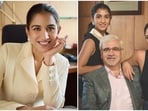 Radhika Merchant with her sister Anjali Merchant and dad Viren Merchant. Radhika Merchant with her sister Anjali Merchant and dad Viren Merchant.