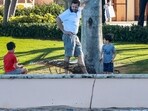 U.S. Vice President-elect JD Vance spends time with his children at President-elect Donald Trump's Mar-a-Lago resort on November 15, 2024 in Palm Beach, Florida. U.S. Vice President-elect JD Vance spends time with his children at President-elect Donald Trump's Mar-a-Lago resort on November 15, 2024 in Palm Beach, Florida.