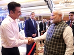 In a video, PM Modi was seen sharing a candid moment with Akshay Kumar at the event, asking him “Kaise ho bhai [how are you, brother]”.

