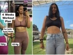A fitness coach lost 15 kgs with the help of a 4-week workout plan. A fitness coach lost 15 kgs with the help of a 4-week workout plan.
