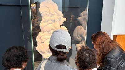 Priyanka Chopra, sharing the pictures, captioned the post, “In between sleeps. Thank you for the hospitality @natural_history_museum and our guide, the lovely Leone for your expertise and patience with MM.” 