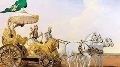 12-year-old boy from Mangaluru set an IBR record by illustrating the Bhagavad Gita. (HT_PRINT) 12-year-old boy from Mangaluru set an IBR record by illustrating the Bhagavad Gita. (HT_PRINT)