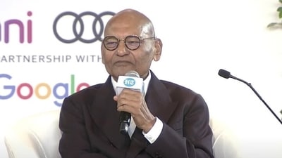 Anil Agarwal at the Hindustan Times Leadership Summit 2024 Anil Agarwal at the Hindustan Times Leadership Summit 2024