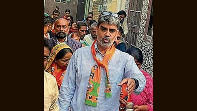 BJP nominee Manpreet Singh Badal’s brother-in-law Jaijeet Singh Johal, aka Jojo, campaigns for him in Gidderbaha. BJP nominee Manpreet Singh Badal’s brother-in-law Jaijeet Singh Johal, aka Jojo, campaigns for him in Gidderbaha.