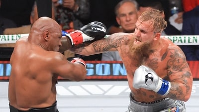 Jake Paul won a unanimous decision over Mike Tyson as the hits didn't match the hype in a fight between the 27-year-old YouTuber-turned-boxer. (Getty Images via AFP) Jake Paul won a unanimous decision over Mike Tyson as the hits didn't match the hype in a fight between the 27-year-old YouTuber-turned-boxer. (Getty Images via AFP)