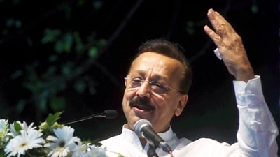 NCP leader Baba Siddique. (PTI) NCP leader Baba Siddique. (PTI)