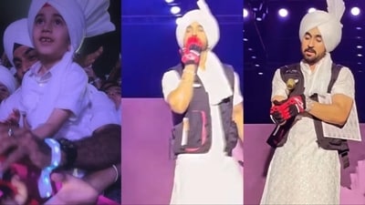 Diljit Dosanjh's fan was on cloud nine after his gestures. Diljit Dosanjh's fan was on cloud nine after his gestures.