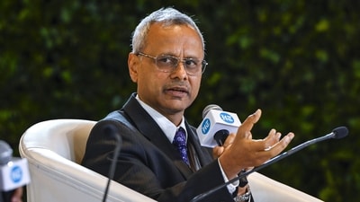 Dr. Manish Gupta, Director, Google Deepmind at the Hindustan Times Leadership Summit 2024, in New Delhi on Saturday, November 16, 2024. (Raj K Raj/Hindustan Times) Dr. Manish Gupta, Director, Google Deepmind at the Hindustan Times Leadership Summit 2024, in New Delhi on Saturday, November 16, 2024. (Raj K Raj/Hindustan Times)