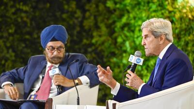 Former US secretary of state John Kerry has in recent years traversed the globe as outgoing US President Joe Biden’s special climate envoy (RAJ K RAJ /HT PHOTO) Former US secretary of state John Kerry has in recent years traversed the globe as outgoing US President Joe Biden’s special climate envoy (RAJ K RAJ /HT PHOTO)
