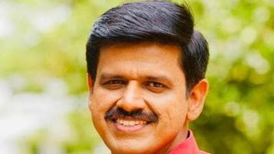 Sandeep G Varier , who had been sulking for over two weeks alleging neglect and disrespect by the BJP’s state leadership particularly chief K Surendran, joined the Congress (File photo) Sandeep G Varier , who had been sulking for over two weeks alleging neglect and disrespect by the BJP’s state leadership particularly chief K Surendran, joined the Congress (File photo)