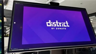 Zomato's "District" app Zomato's "District" app