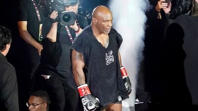 US retired pro-boxer Mike Tyson arrives to fight the heavyweight boxing bout against US YouTuber/boxer Jake Paul at The Pavilion at AT&T Stadium (AFP) US retired pro-boxer Mike Tyson arrives to fight the heavyweight boxing bout against US YouTuber/boxer Jake Paul at The Pavilion at AT&T Stadium (AFP)