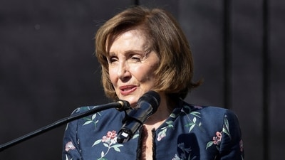 U.S. Representative Nancy Pelosi (D-CA) addresses guests during the centennial celebrations for the Legion of Honor art museum in San Francisco, California, U.S. November 9, 2024. REUTERS/Manuel Orbegozo (REUTERS)
