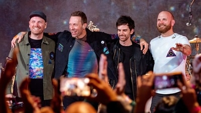 The members of band Coldplay The members of band Coldplay