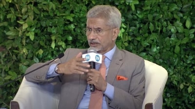 S Jaishankar at the Hindustan Times Leadership Summit. S Jaishankar at the Hindustan Times Leadership Summit.