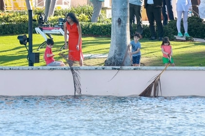 Usha Vance the wife of U.S. Vice President-elect JD Vance (L) spends time with her family at President-elect Donald Trump's Mar-a-Lago resort. (Getty Images via AFP) Usha Vance the wife of U.S. Vice President-elect JD Vance (L) spends time with her family at President-elect Donald Trump's Mar-a-Lago resort. (Getty Images via AFP)