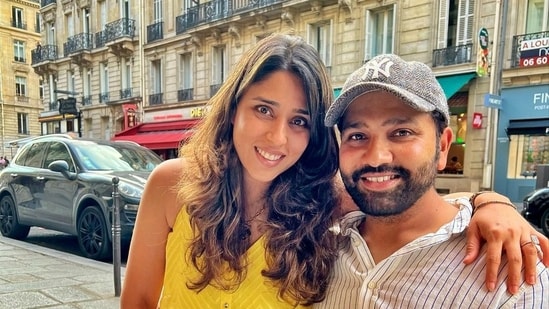 Rohit Sharma and wife Ritika Sajdeh (Ritika Sajdeh/Instagram)