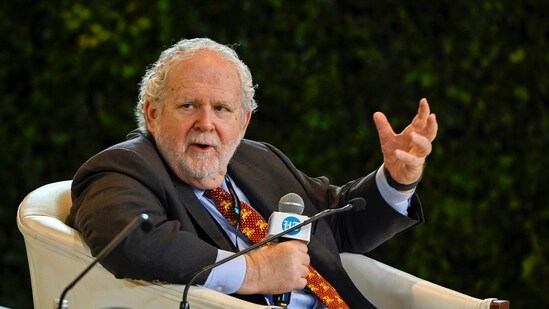 Leading American columnist and academic Walter Russell Mead at the Hindustan Times Leadership Summit 2024, in New Delhi on Saturday, November 16, 2024.&nbsp;(Raj K Raj / Hindustan Times)