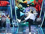 Amitabh Bachchan in a still from the episode. Amitabh Bachchan in a still from the episode.