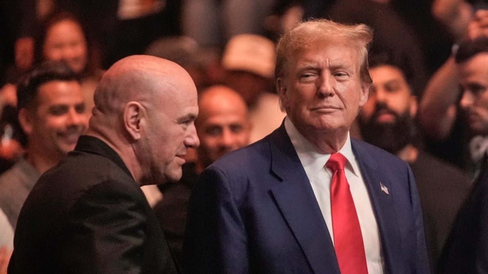 Donald Trump attends UFC fight at New York's Madison Garden | Hindustan ...