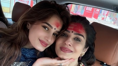 In addition to her spiritual journey, Rasha Thadani is gearing up to make her acting debut in the period drama Azaad. In addition to her spiritual journey, Rasha Thadani is gearing up to make her acting debut in the period drama Azaad.