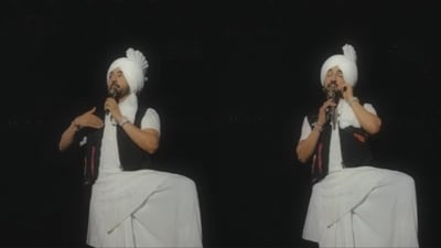 Diljit Dosanjh spoke with his fans during the Hyderabad concert. Diljit Dosanjh spoke with his fans during the Hyderabad concert.