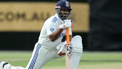 India's batsman Rishabh Pant during a practice session in Perth. (AFP) India's batsman Rishabh Pant during a practice session in Perth. (AFP)