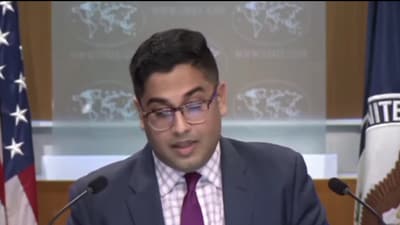 Principal Deputy Spokesperson Vedant Patel (screengrab) Principal Deputy Spokesperson Vedant Patel (screengrab)