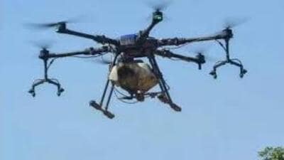 The BSF said that both drones are presumed to have collapsed due to the activation of technical countermeasures deployed on the border. (HT File)