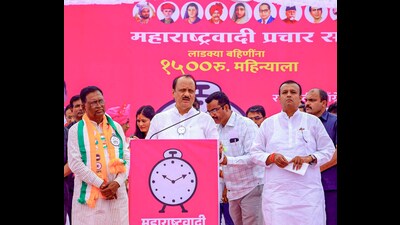 The NCP (SP) has fielded Yugendra Pawar, Sharad Pawar’s grandnephew, to take on Ajit Pawar in Baramati.  (Ajit Pawar-X)