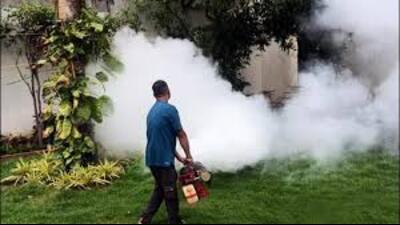 The chemical was used in addition to the regular anti-larva spray (Sourced)