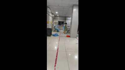 The incident occurred around 1:15 pm in the store room located next to the Special Newborn Care Unit (SNCU). (HT PHOTO) The incident occurred around 1:15 pm in the store room located next to the Special Newborn Care Unit (SNCU). (HT PHOTO)