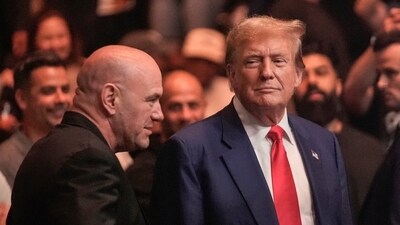 Trump is a longtime UFC enthusiast and frequent attendee of major fights. Trump is a longtime UFC enthusiast and frequent attendee of major fights.