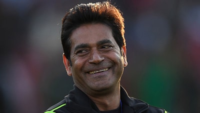 Former Pakistan fast bowler Aaqib Javed. (Getty) Former Pakistan fast bowler Aaqib Javed. (Getty)