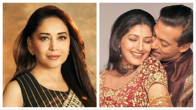 Salman Khan and Madhuri Dixit have worked together in films such as Hum Aapke Hain Koun, Saajan, Hum Tumhare Hain Sanam, and Dil Tera Aashiq. Salman Khan and Madhuri Dixit have worked together in films such as Hum Aapke Hain Koun, Saajan, Hum Tumhare Hain Sanam, and Dil Tera Aashiq.