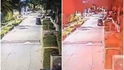 The prime minister and his family were not in the house at the time of the incident (X/@TheBelaaz) The prime minister and his family were not in the house at the time of the incident (X/@TheBelaaz)