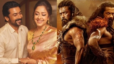 Jyotika wrote a long note about Suriya's Kanguva. Jyotika wrote a long note about Suriya's Kanguva.