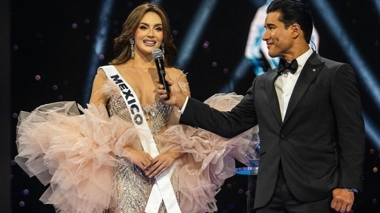 Mexico, where the competition is taking place this year, also made it to the finale. Miss Universe Mexico María Fernanda Beltrán dazzles in a blush pink embellished gown.&nbsp;(Instagram)