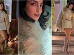 Priyanka Chopra's luxe crochet outfit serves winter fashion gaols. Priyanka Chopra's luxe crochet outfit serves winter fashion gaols.