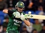 Pakistan batsman Shaheen Shah Afridi plays a shot during the third Twenty20 international cricket match between Australia and Pakistan at the Bellerive Oval in Hobart on November 18, 2024 Pakistan batsman Shaheen Shah Afridi plays a shot during the third Twenty20 international cricket match between Australia and Pakistan at the Bellerive Oval in Hobart on November 18, 2024