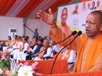 Chief minister Yogi Adityanath speaks at a rally in Sahson under Uttar Pradesh's Phulpur assembly constituency on November 16 (HT) Chief minister Yogi Adityanath speaks at a rally in Sahson under Uttar Pradesh's Phulpur assembly constituency on November 16 (HT)