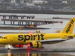 US low-cost carrier Spirit Airlines grappling with financial woes announced on November 18, 2024, it had filed for bankruptcy as part of a restructuring agreement with its creditors. (Photo by Charly TRIBALLEAU / AFP)